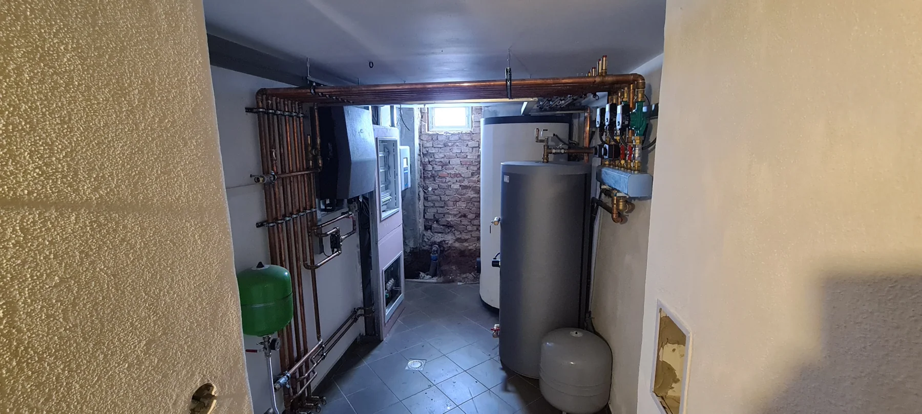 Apartmány Maxov. Celkový pohled do technické místnosti.